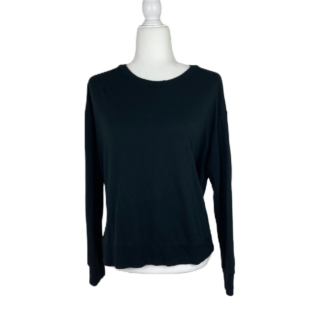 Splendid Long Sleeve Pullover Black Women’s Sweater  size M